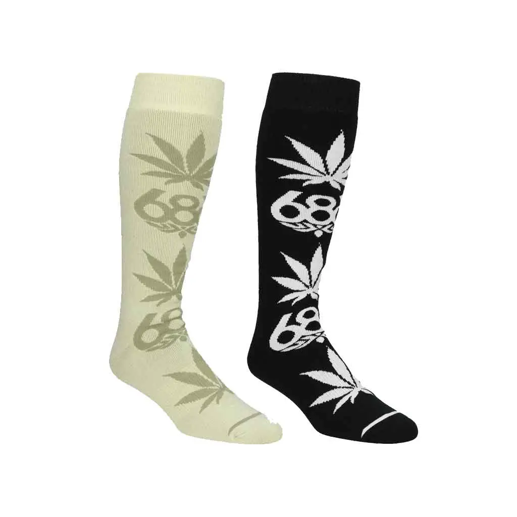 686 X Huf 25/26 Snow Socks 2Pk - Multi 1