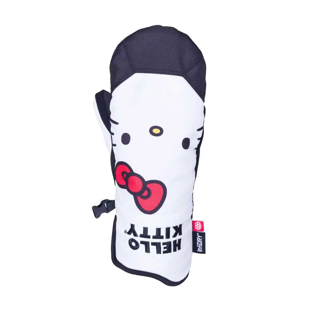 686 X Sanrio 24/25 Women's Revel Mitt - Hello Kitty White 1