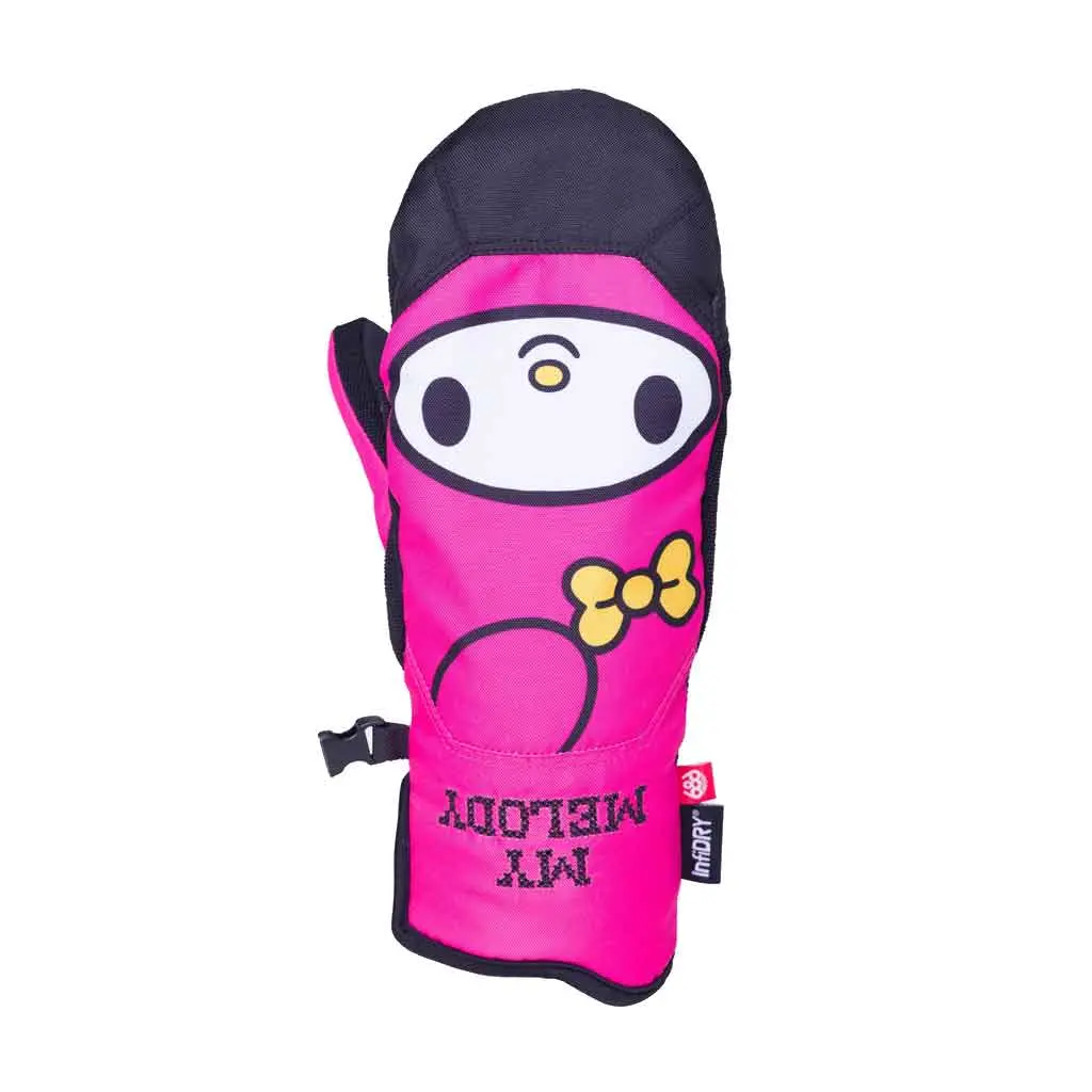 686 X Sanrio 24/25 Women's Revel Mitt - Melody Pink 1