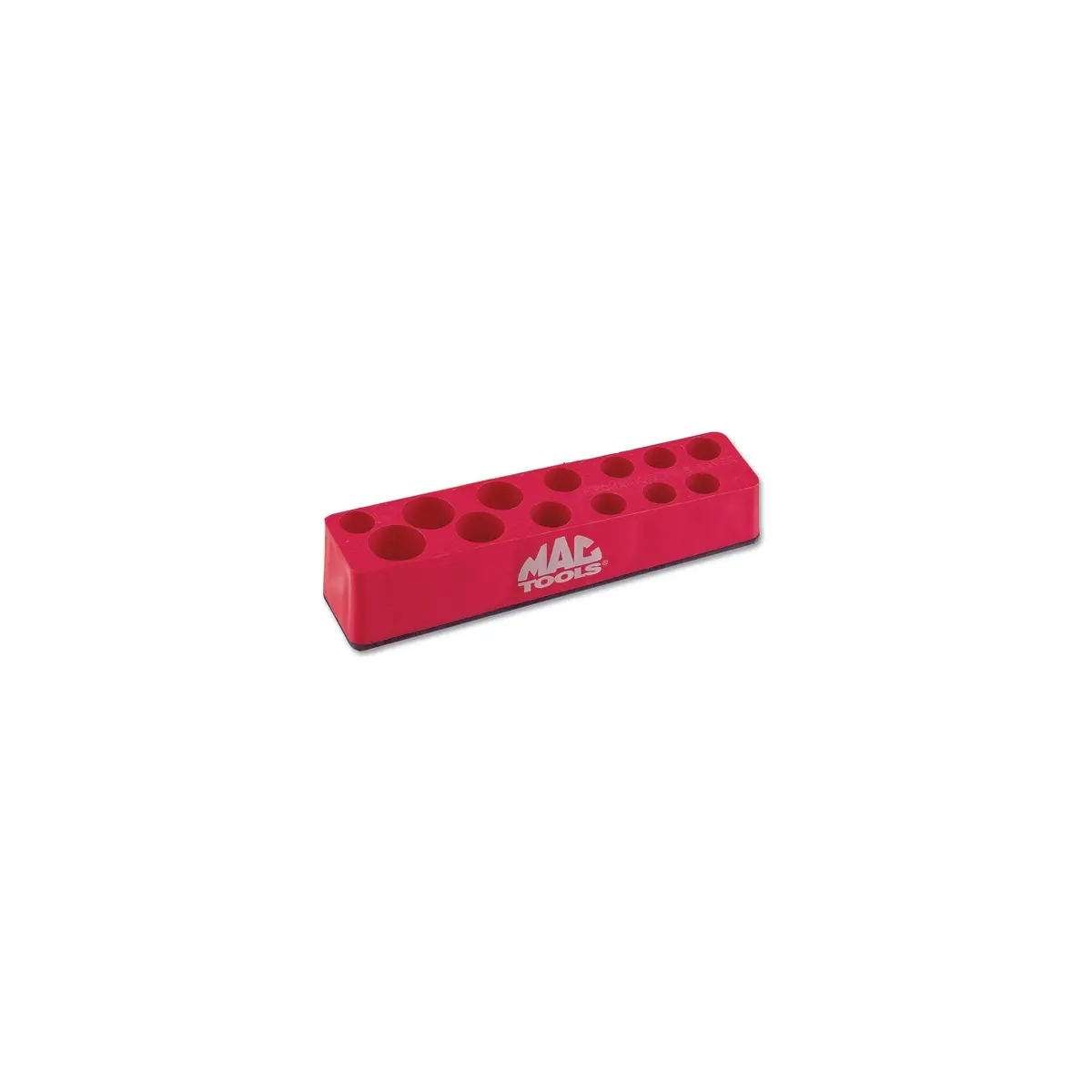 Holder - 3/8" Deep - Magnetic Socket Holder - Red 1