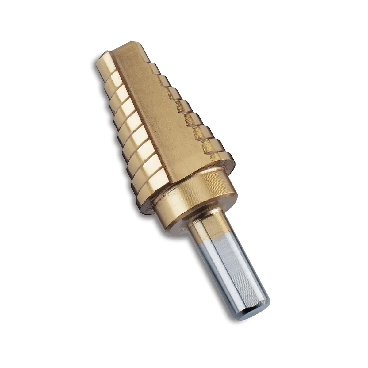 Titanium-Nitride Coated Stepped Drill Bit 9/16" - 1" (8 Steps) 1