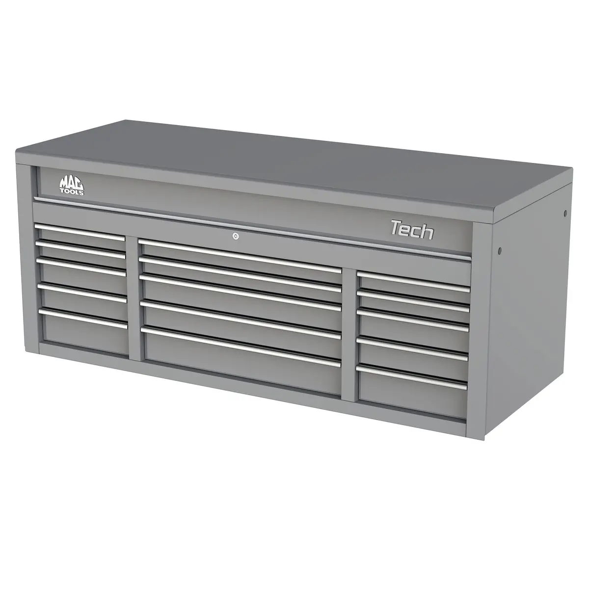 Tech™ Series 15-Drawer Top Chest - Mica Gray 1