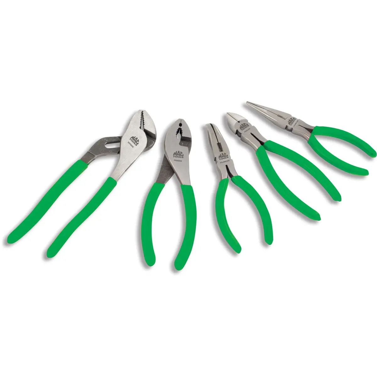 5-Pc. Combination Pliers Set - Green 1