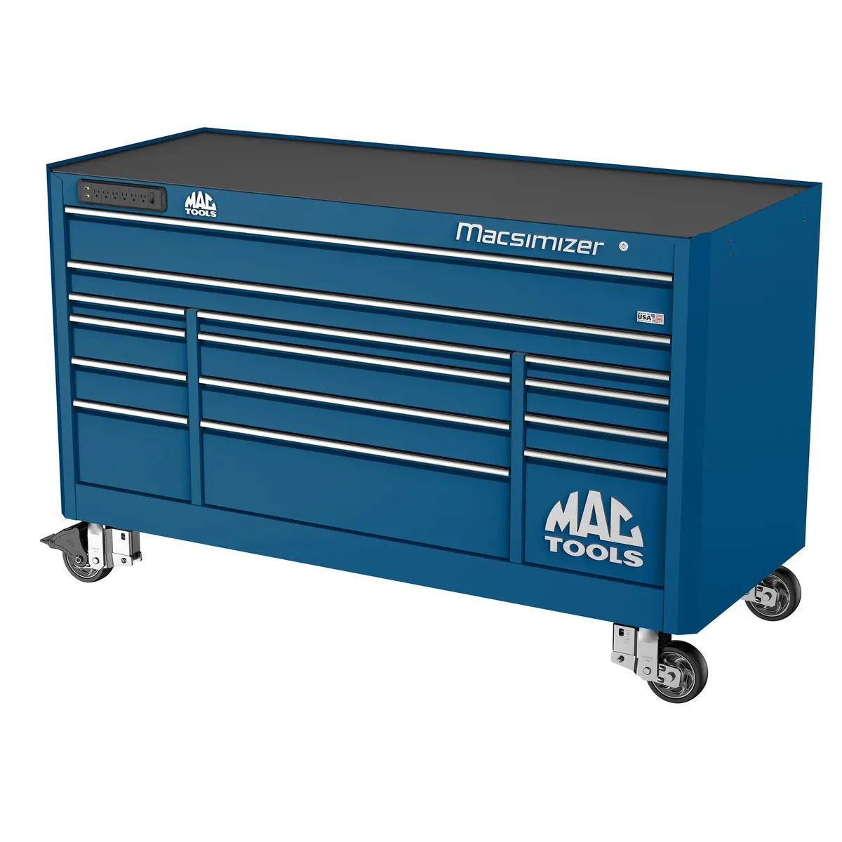 Macsimizer® 14-Drawer Workstation - Sapphire Blue 1