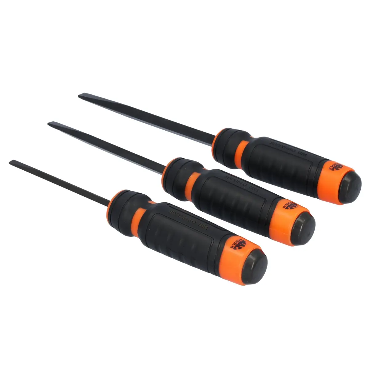 3-Pc. Strikable Prying Screwdriver Set - Orange 1