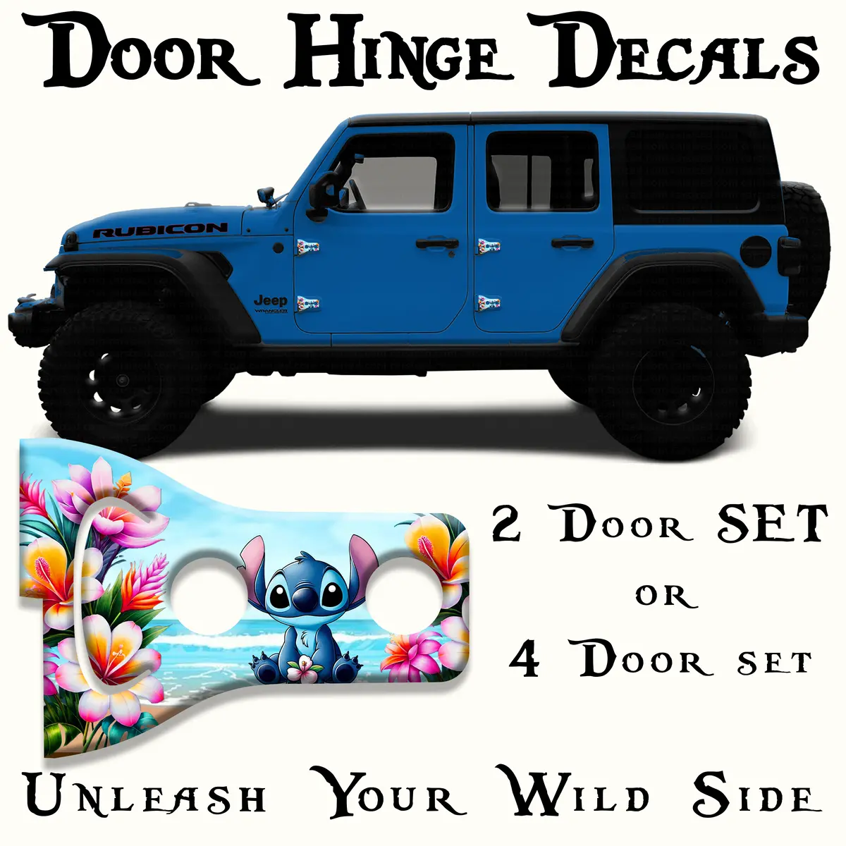 Stitch  Door Hinge Decals 74 1