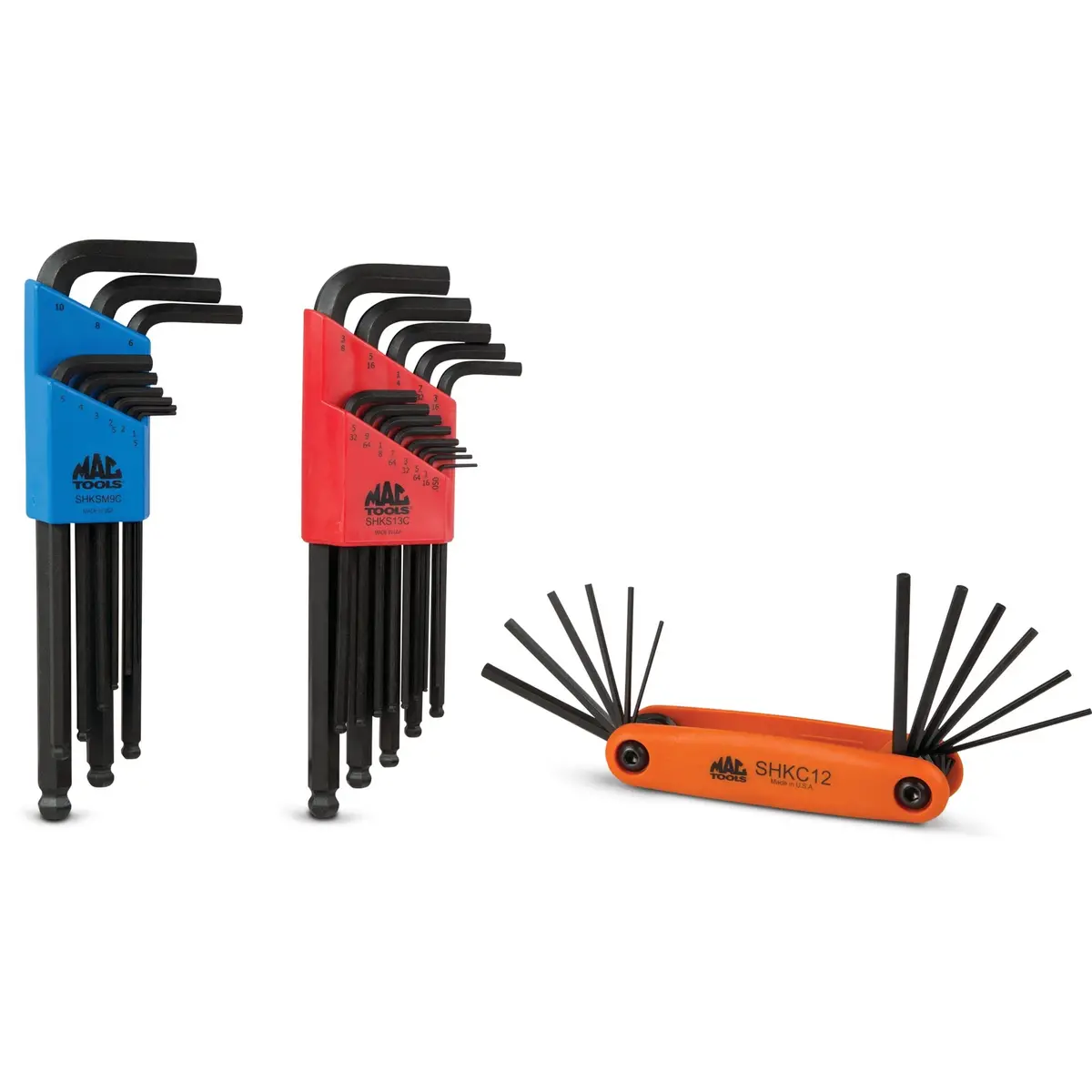 34-Pc. Sae/Metric Hex L-Key And Folding Key Set 1
