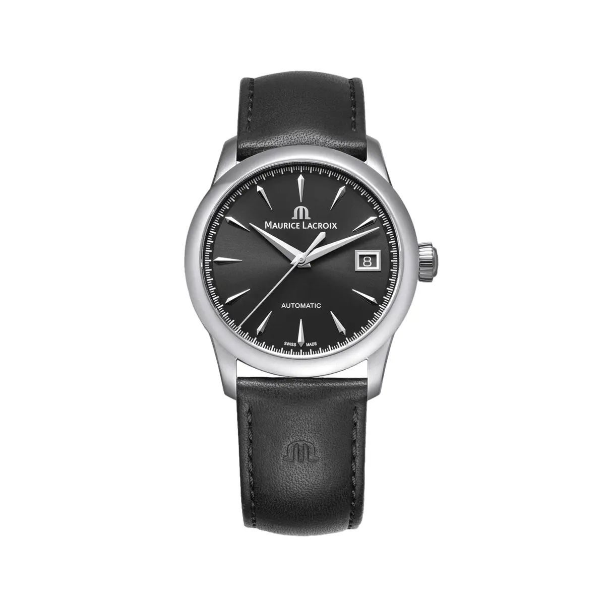 1975 Automatic 36Mm - Black On Leather Strap 1