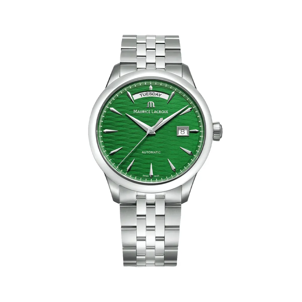 1975 Automatic Vagues Du Jura 40Mm - Green On Bracelet 1