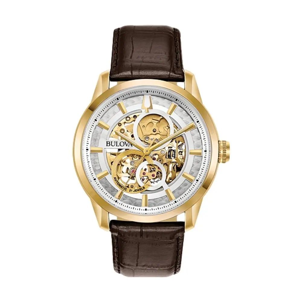 Sutton 43Mm - Silver And Gold-Tone Skeleton 1