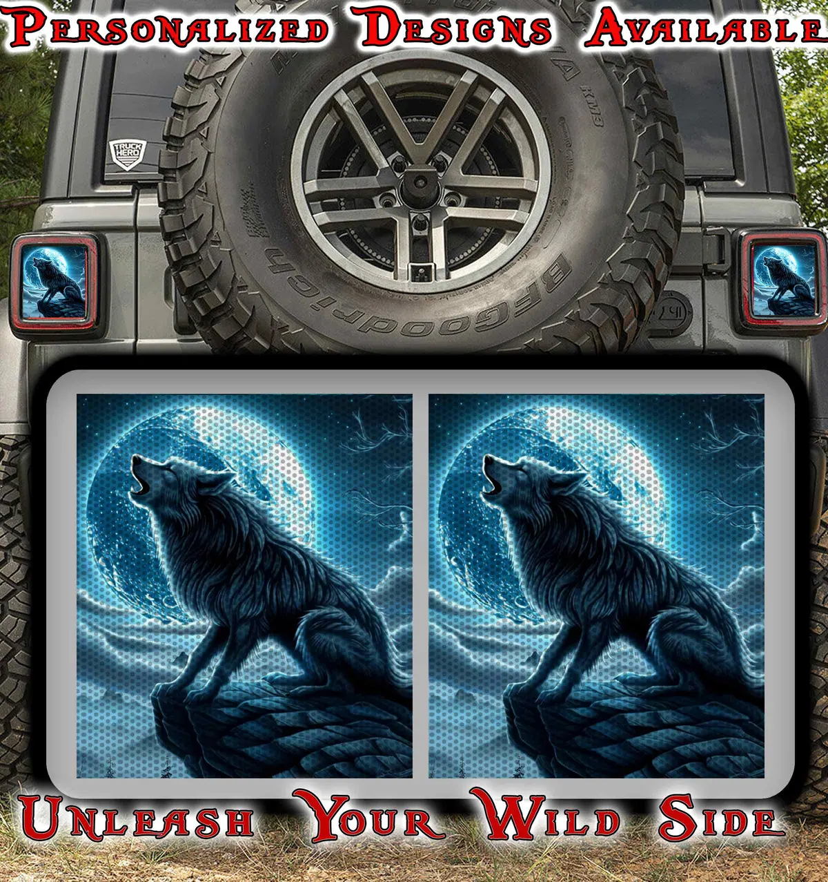 Blue Moon Wolf Taillight Cover Decal 78 1