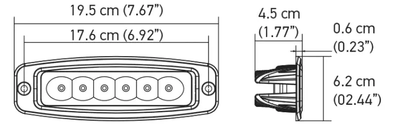 Hella Value Fit 6-Inch Flood Led Light Bar — Compact Mini Design 1