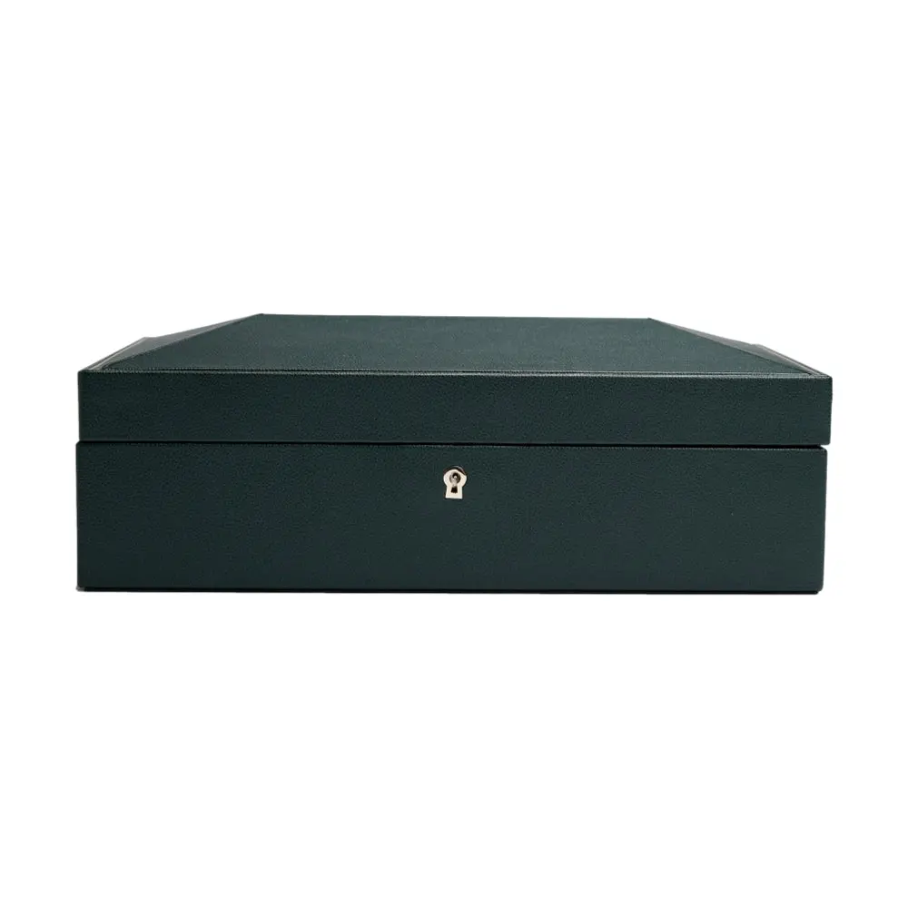 British Racing 10 Piece Watch Box - Green 1