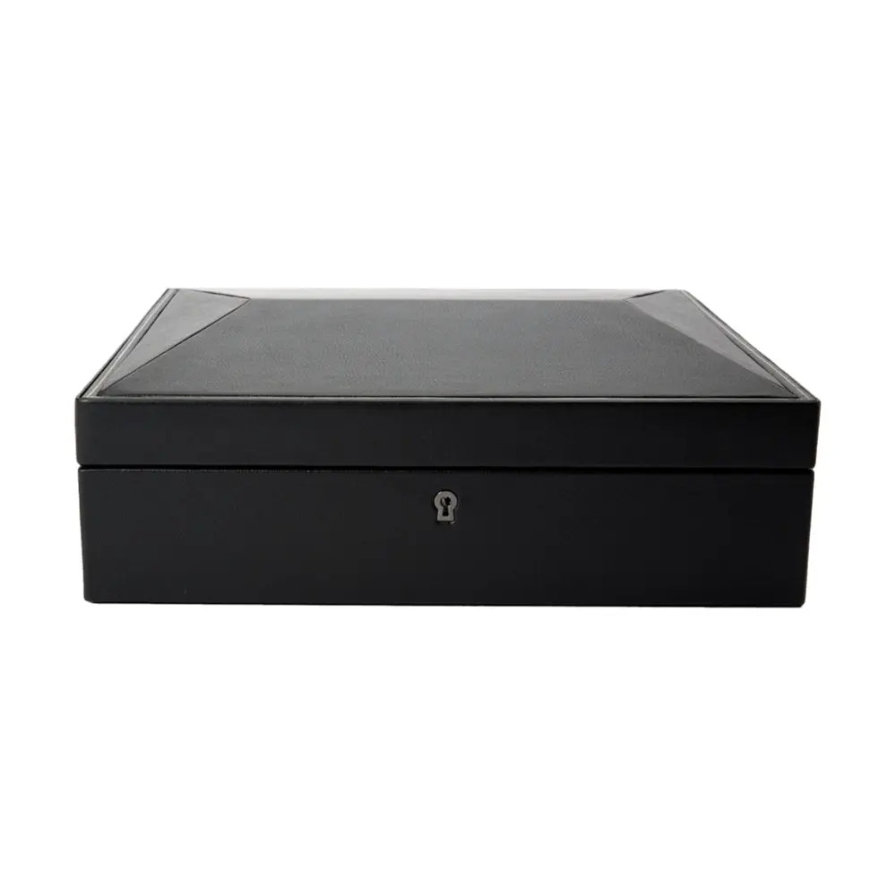 British Racing 15 Piece Watch Box - Black 1