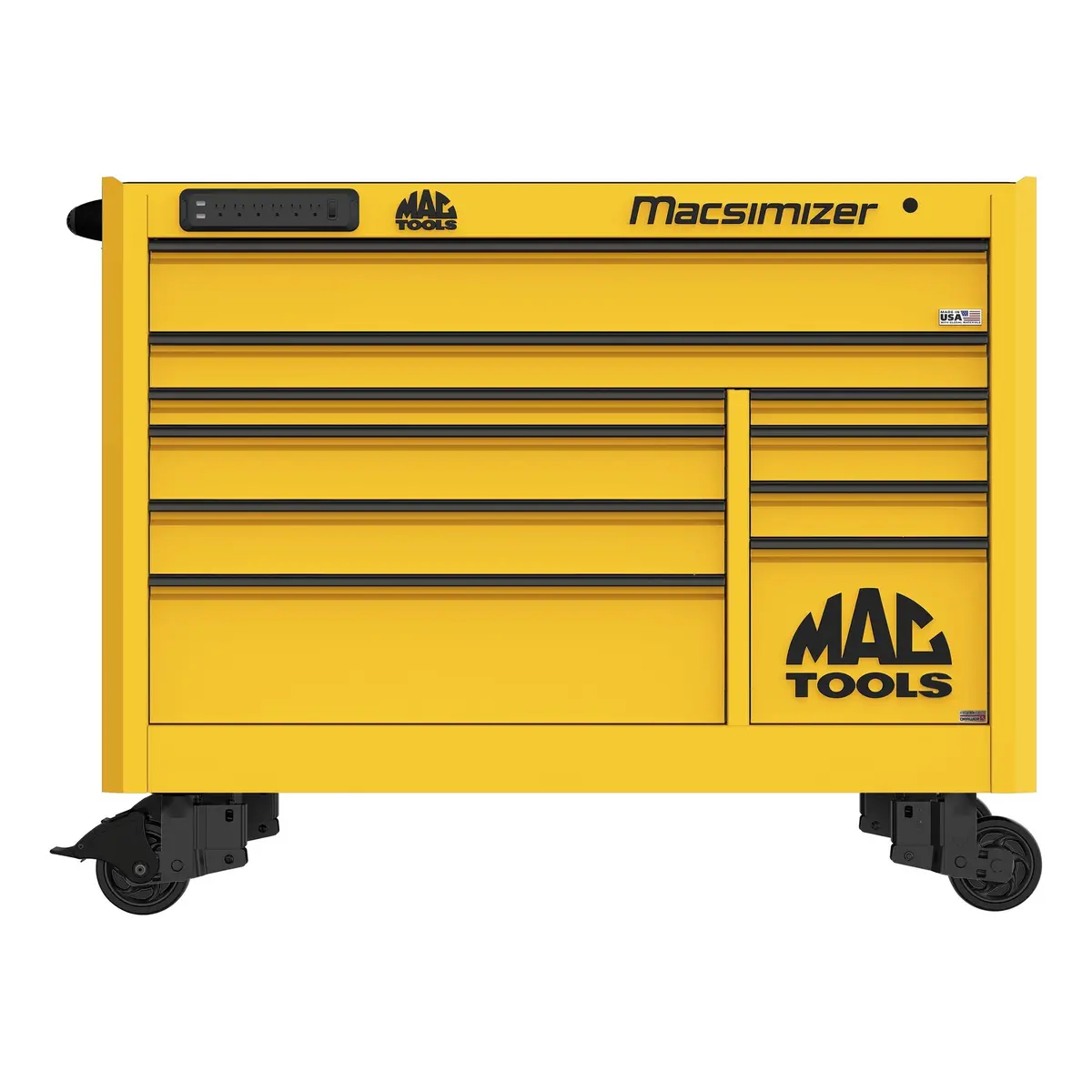 Macsimizer® 10-Drawer Workstation - Sunburst Yellow 1