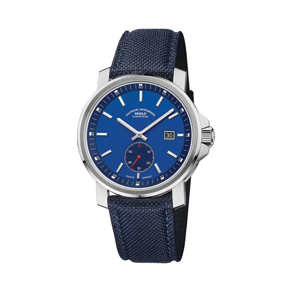 29Er Big Small Seconds Automatic 42.4Mm - Blue On Fabric Strap 1