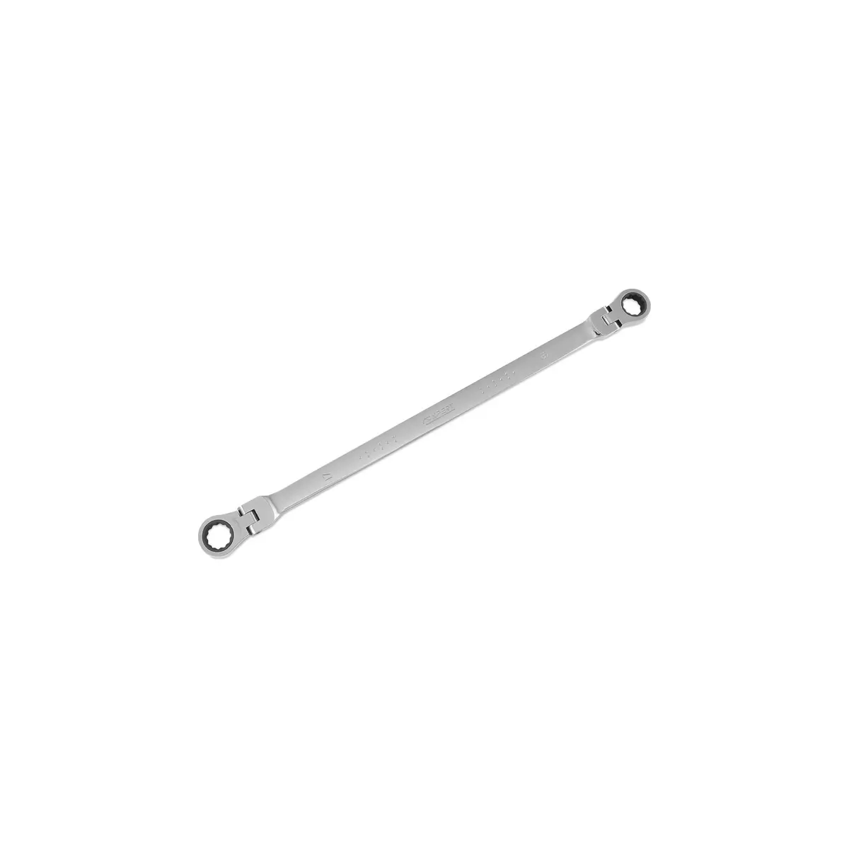Extra-Long Sae Double-Box Flex Ratcheting Wrench 16Mm X 17Mm - 12-Pt. 1