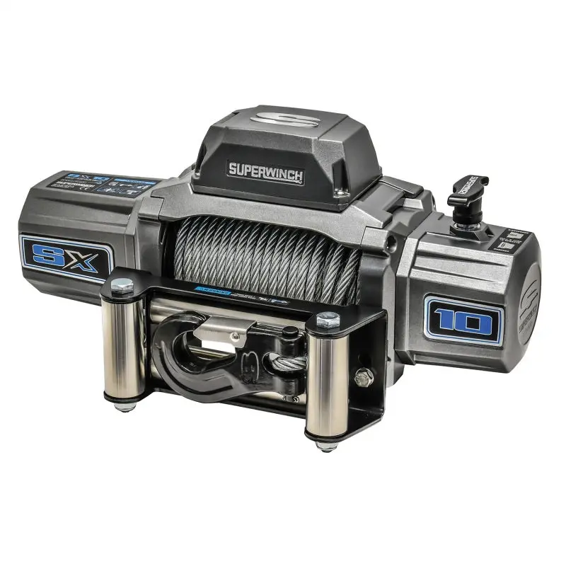 Superwinch Sx10000 Electric Winch – 10,000-Lb Capacity, 12V Dc, 3/8" X 85' Synthetic Rope 1