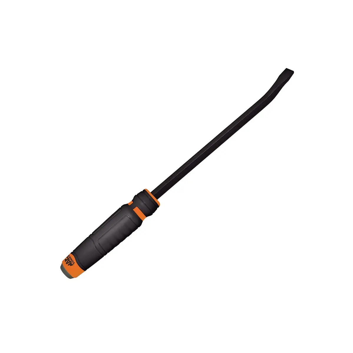 Capped Comfort-Handle 3/8" Curved-Head Pry Bar 15" Orange 1