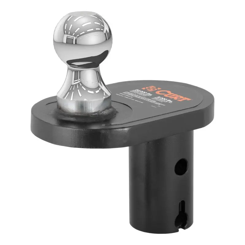 Curt Double-Lock Gooseneck Ball – 2-5/16", 4" Rearward Offset 1