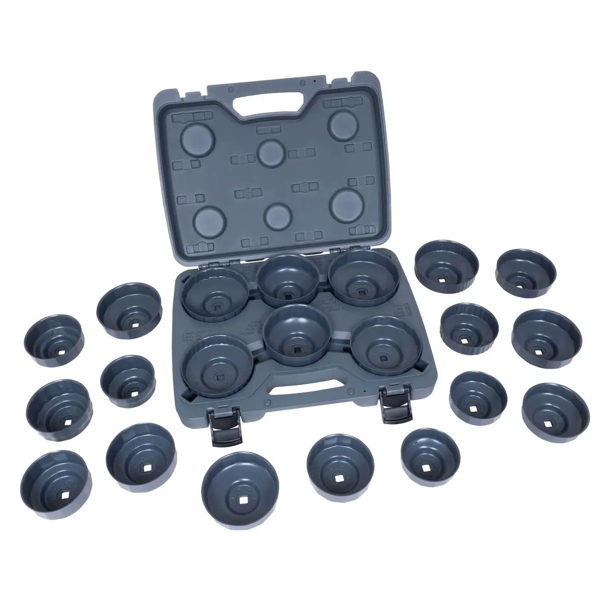 21-Pc. Heavy-Duty End Cap Wrench Set 1