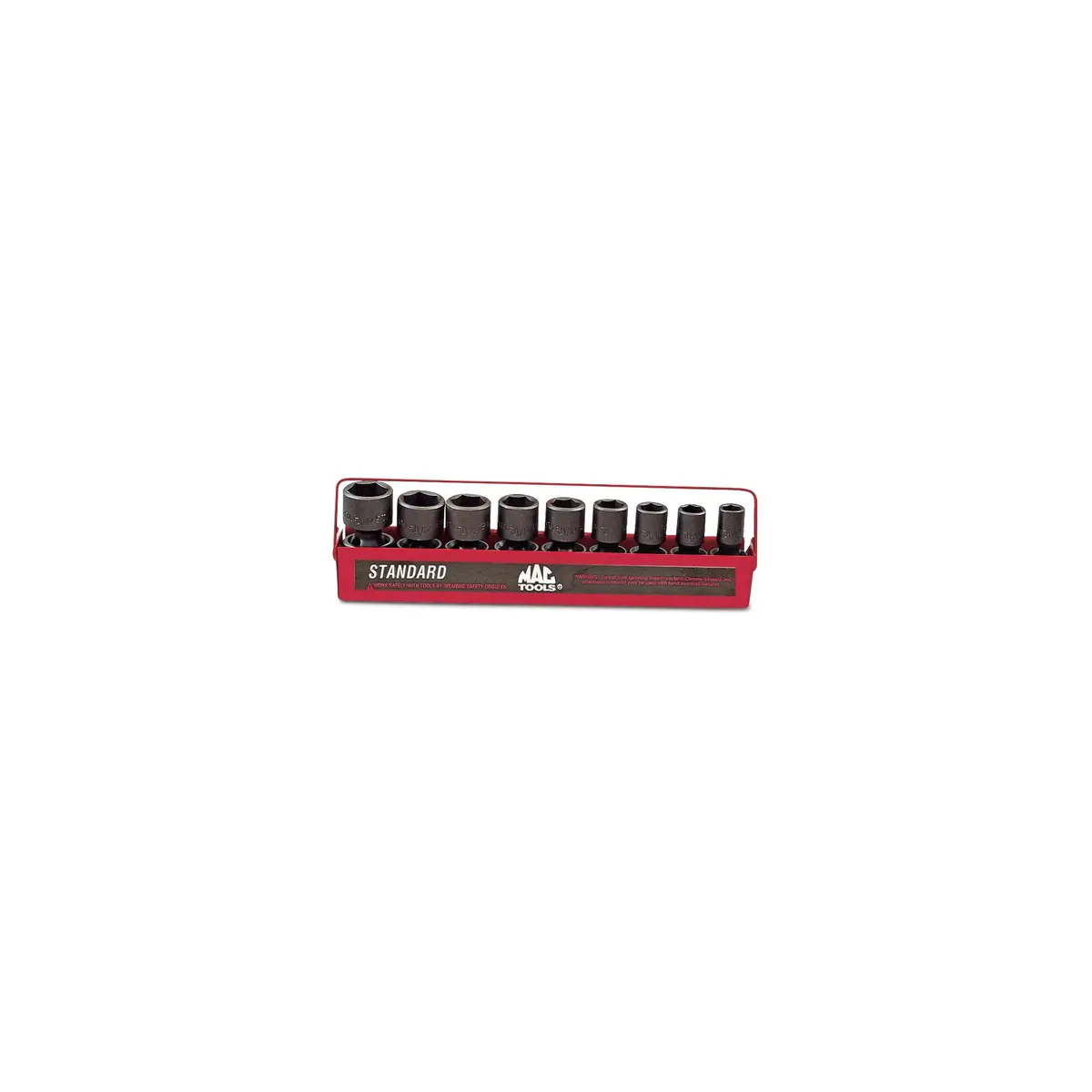 9-Pc. 1/2" Drive Sae Impact Universal Socket Set - 6-Pt. 1