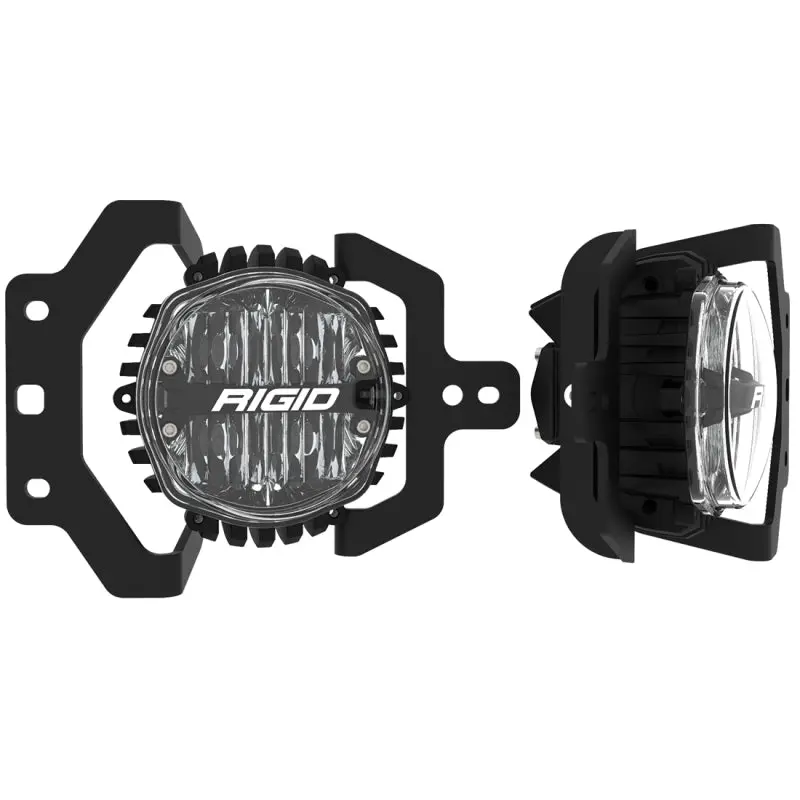 Rigid Industries 360-Series 4" Sae J583 Certified Led Fog Lights – White, Pair For 2018+ Jeep Jl Sport/Sport S 1