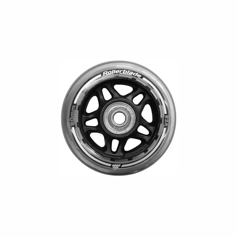 Rollerblade 80Mm / 84A Wheels + Bearing Combo Pack (8) 1