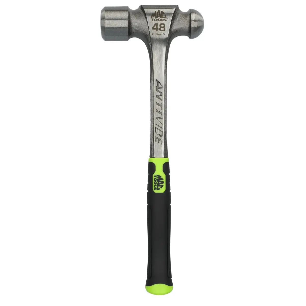 48 Oz. Anti-Vibe® Ball Peen Hammer - Hi-Vis Green 1