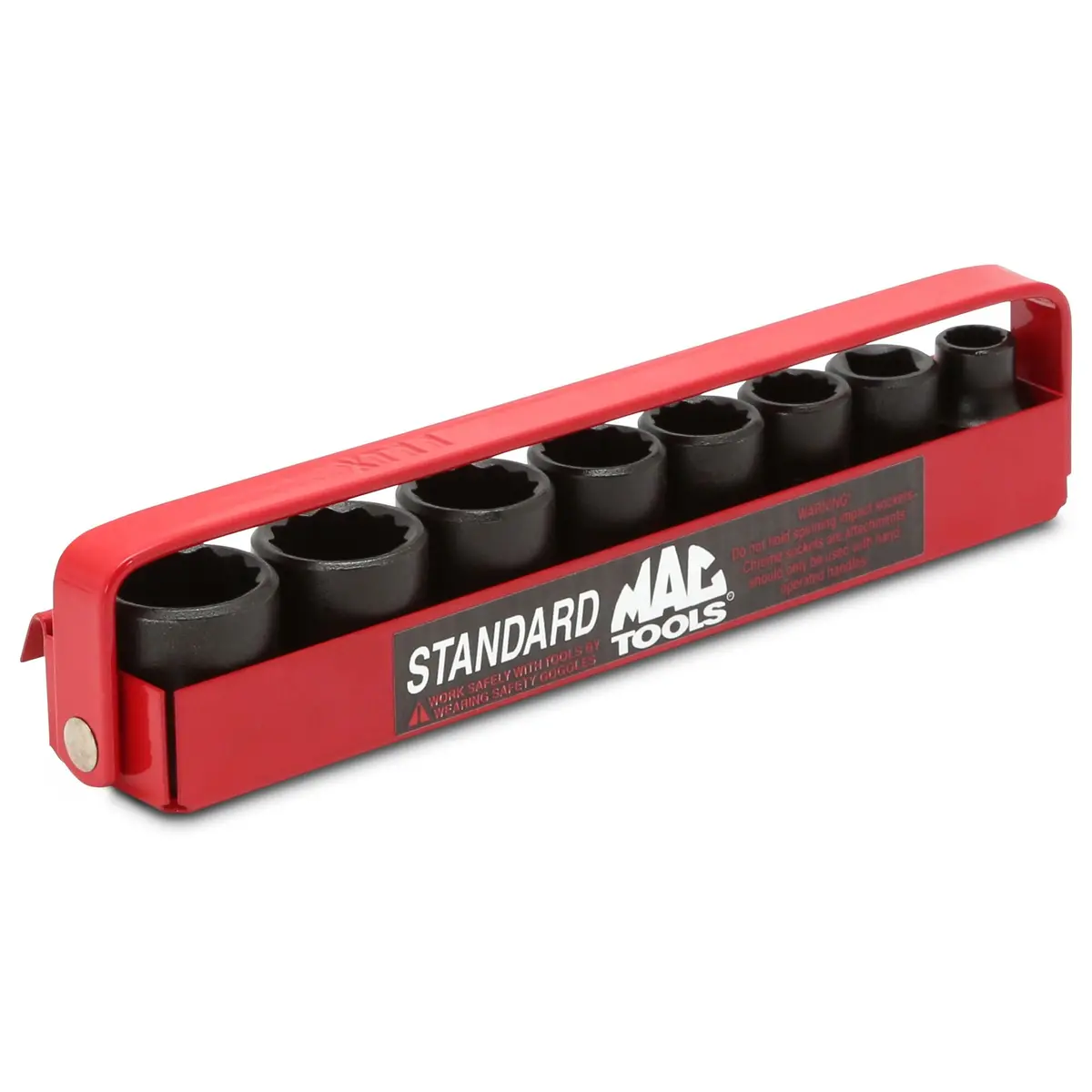 Socket Set, Standard Impact Sae In Metal Tray 3/8" Drive - 8-Pc. 1
