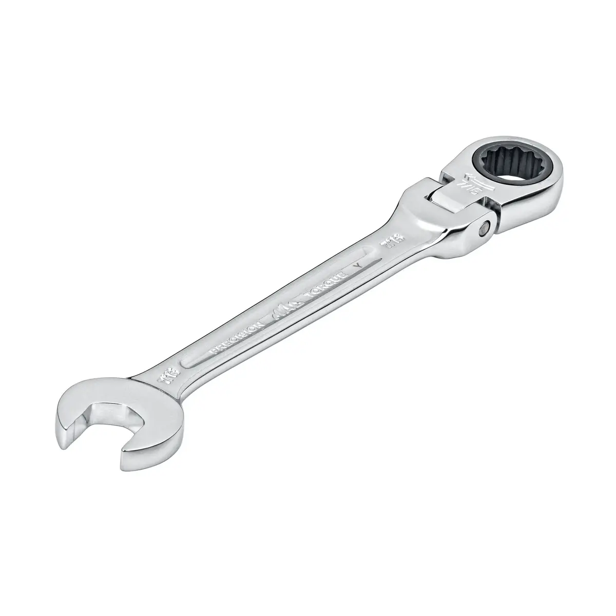 Flexible-Head Ratcheting Wrench 7/16" - 12-Pt. 1
