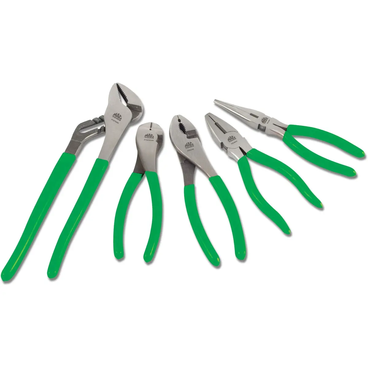 5-Pc. Large Combination Pliers Set - Green 1