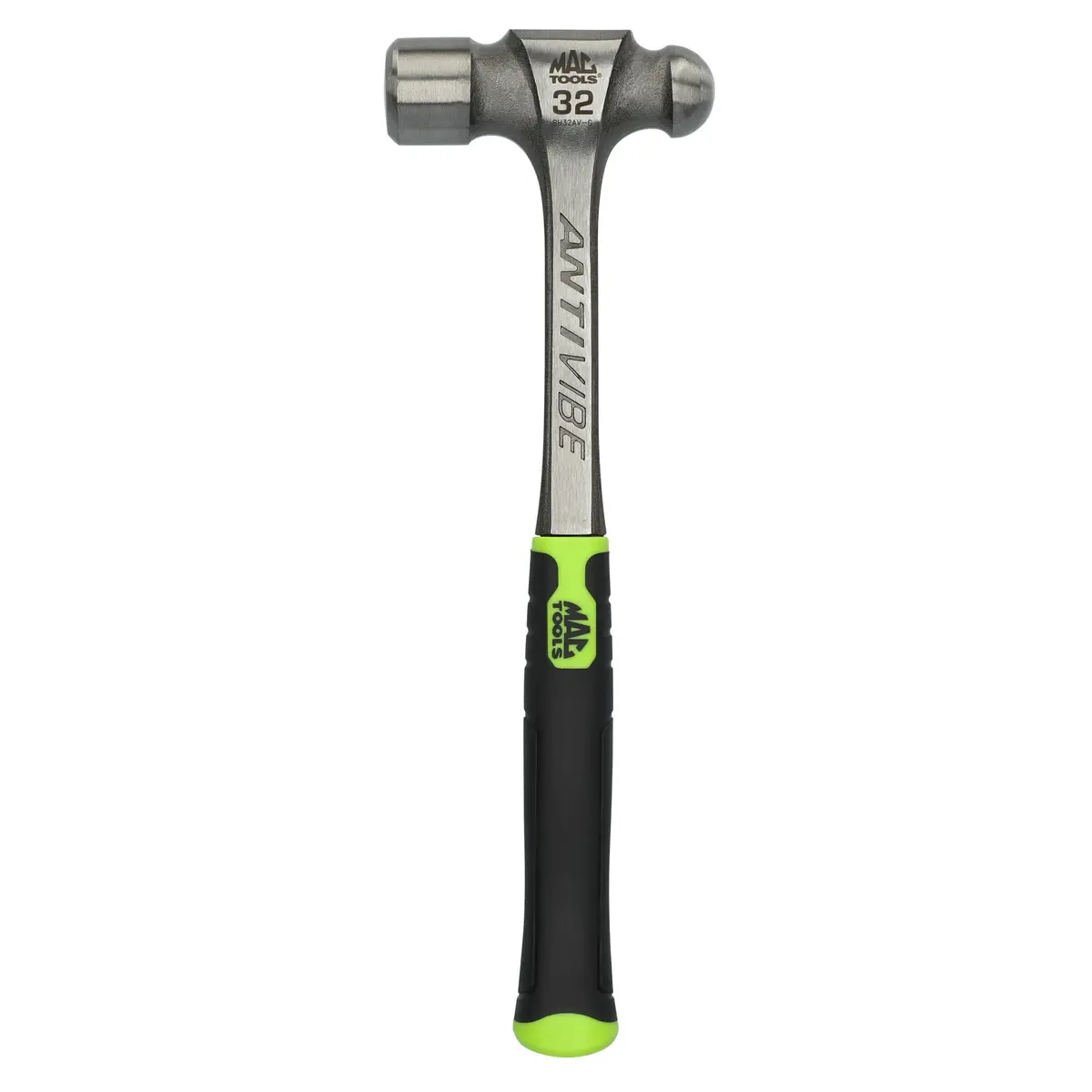 32 Oz. Anti-Vibe® Ball Peen Hammer - Hi-Vis Green 1