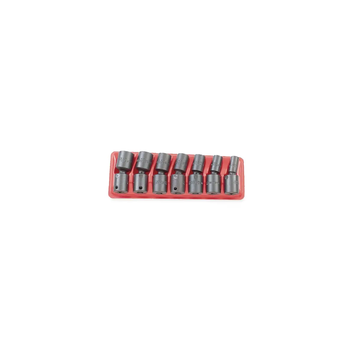 Socket Set, Deep Universal Impact Sae 3/8" Drive - 7-Pc. – 6-Pt. 1