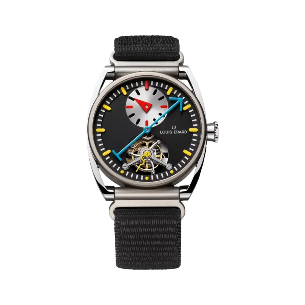 Excellence Le Régulateur Tourbillon Louis Erard X Alain Silberstein Black 1