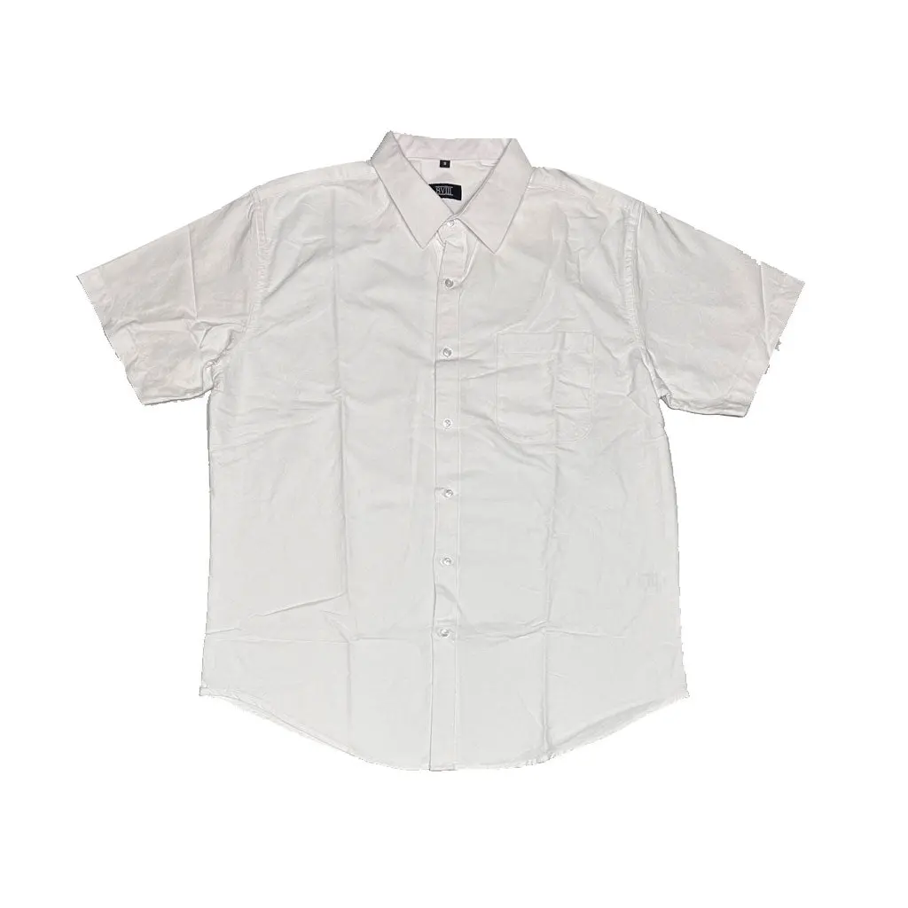 8Viii Oxford S/S Woven - White 1