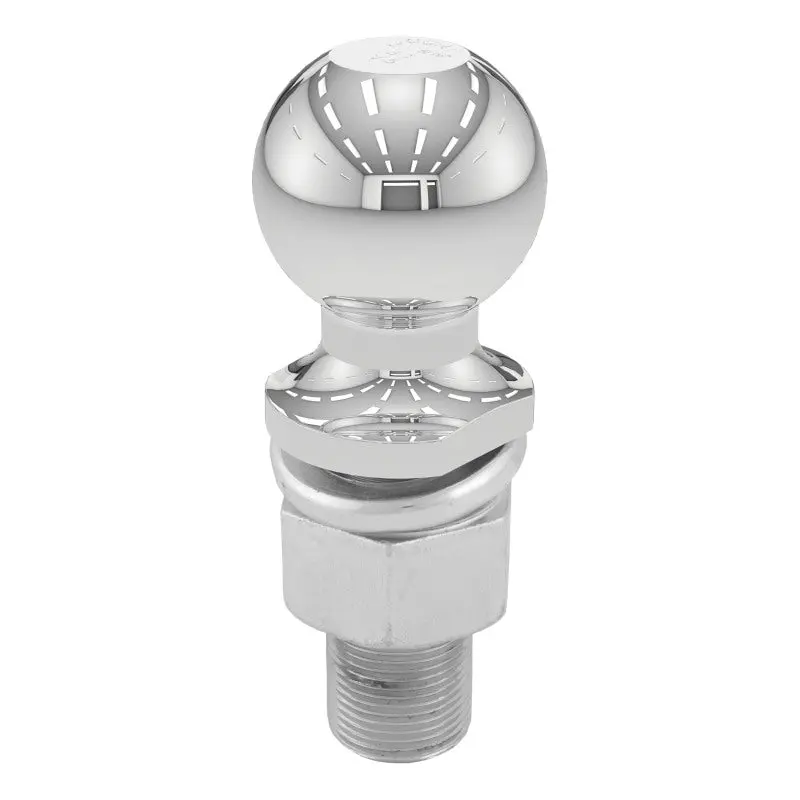 Curt 2-5/16" Chrome Trailer Ball – 1-1/4" X 3" Shank, 6,000 Lb Capacity 1