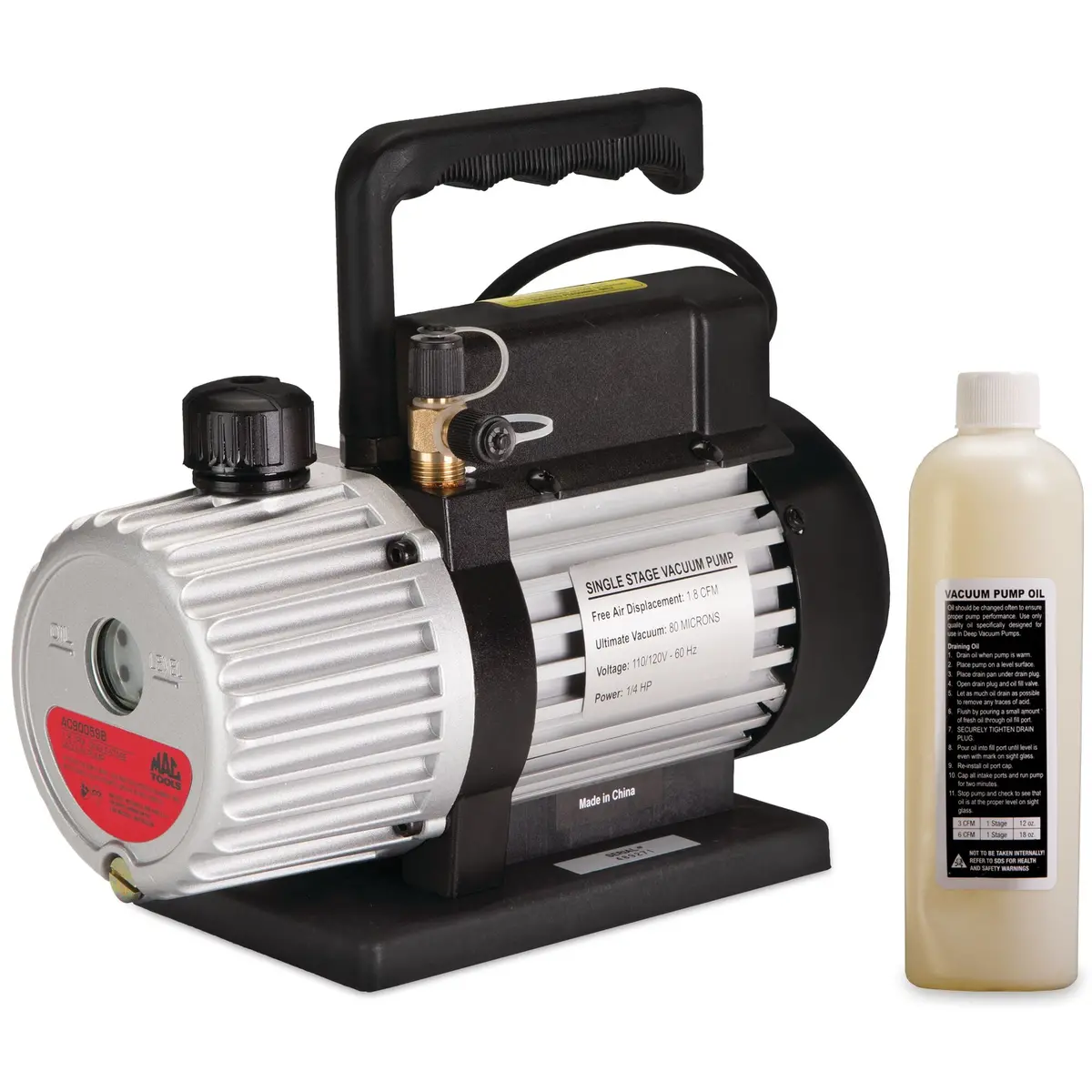 1.8-Cfm Single-Stage Vacuum Pump 1