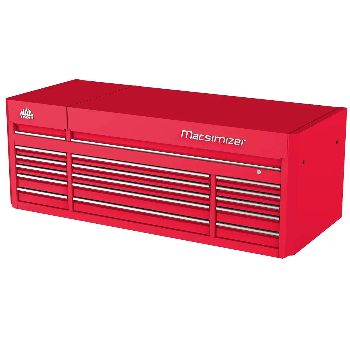Macsimizer® 15-Drawer Top Chest - Firebrick Red 1