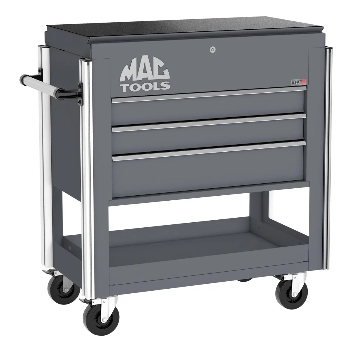 5-Drawer Utility Cart W/ Full Lid - Carbon Gray 1