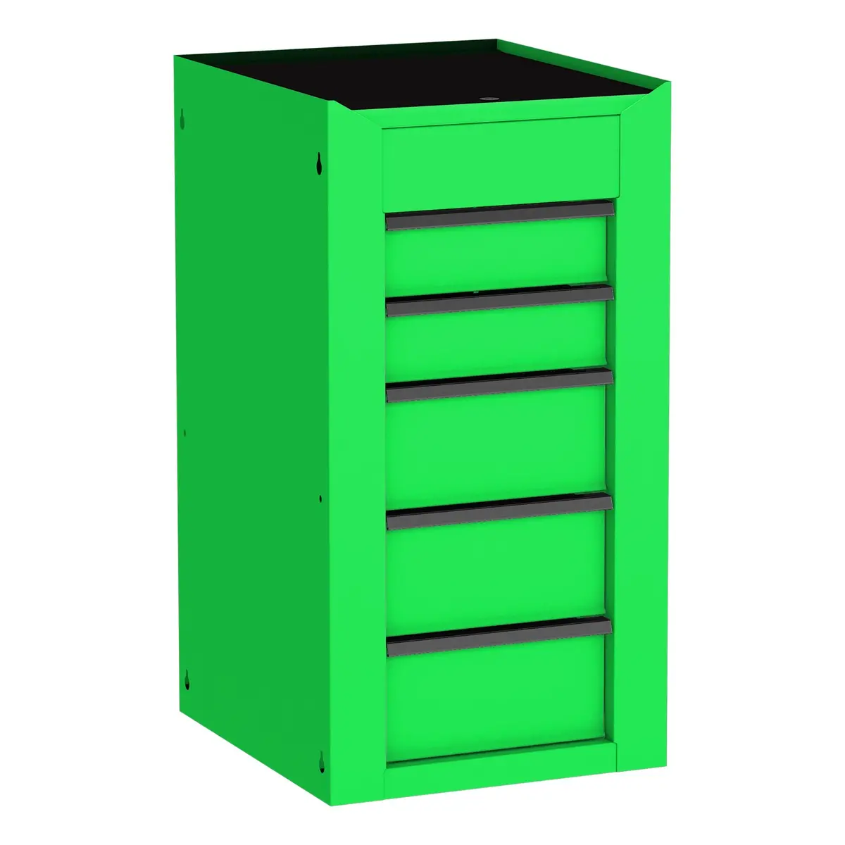 5-Drawer Side Box For Uc3720 (Mb199) Carts - Lime Green 1