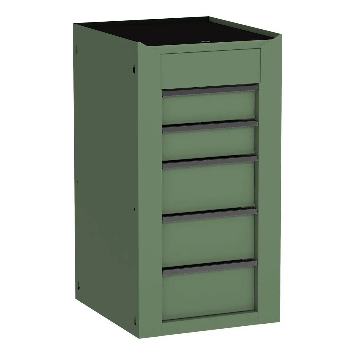 5-Drawer Side Box For Uc3720 (Mb199) Carts - Olive Green 1