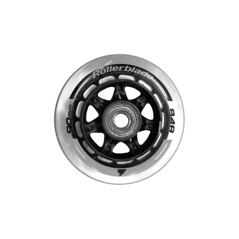 Rollerblade<Br>Wheel + Bearing Combo Pack 90Mm / 84A (8) 1