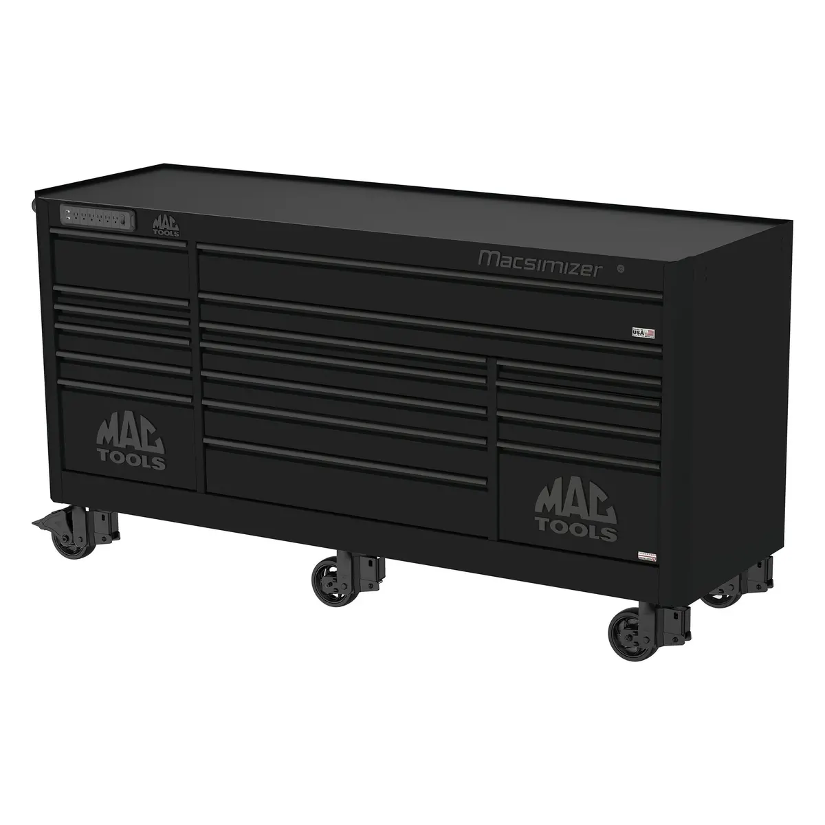 Macsimizer® 17-Drawer Workstation - Flat Black 1