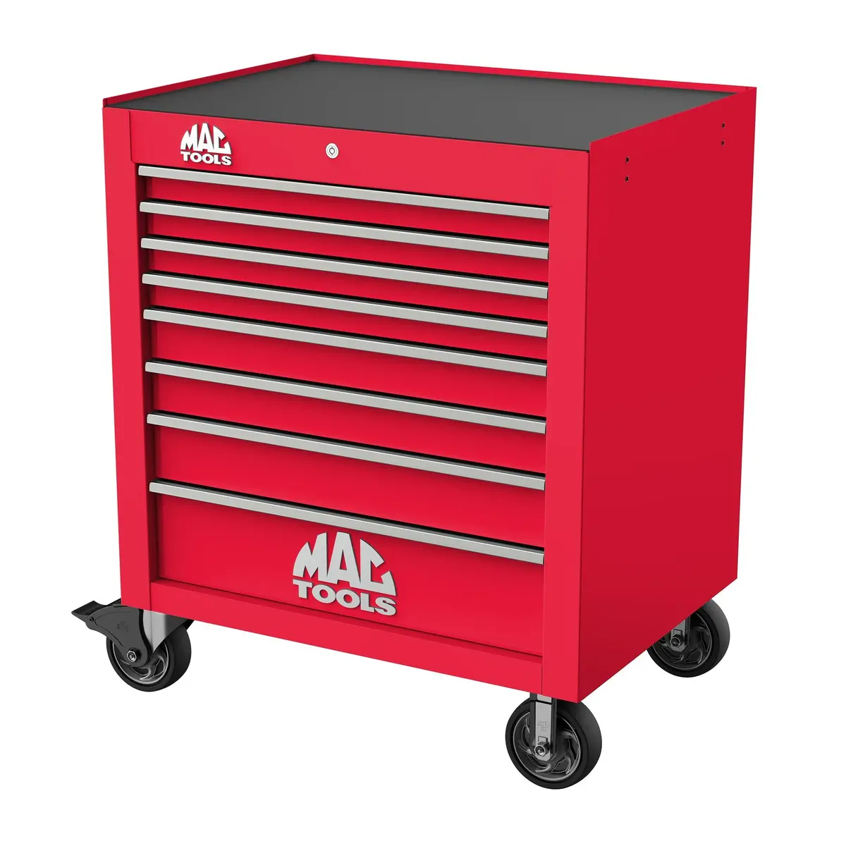 Tech™ Series 8-Drawer Workstation - Firebrick Red 1