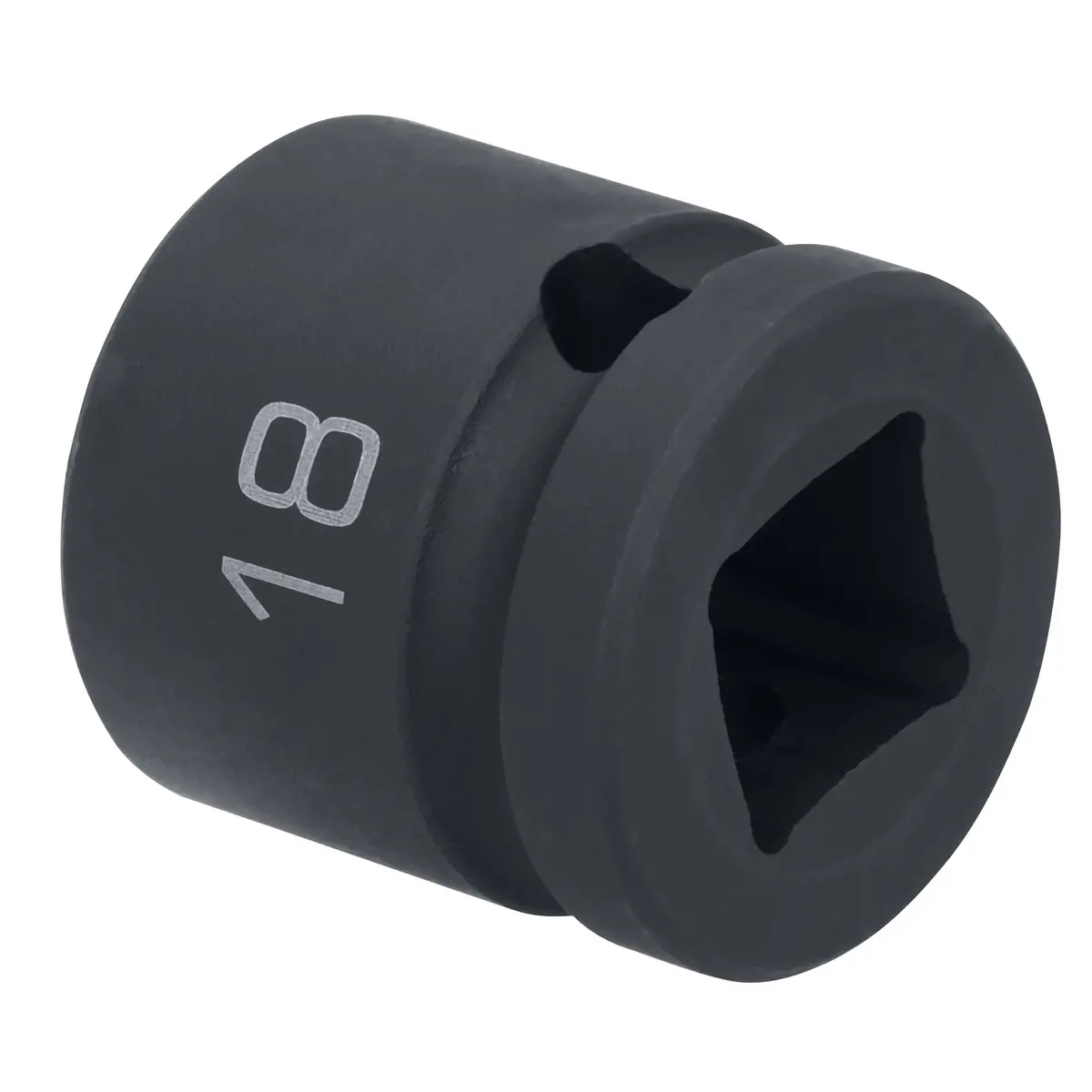 1/2" Drive 6 Pt. Stubby Impact Socket - 18Mm 1