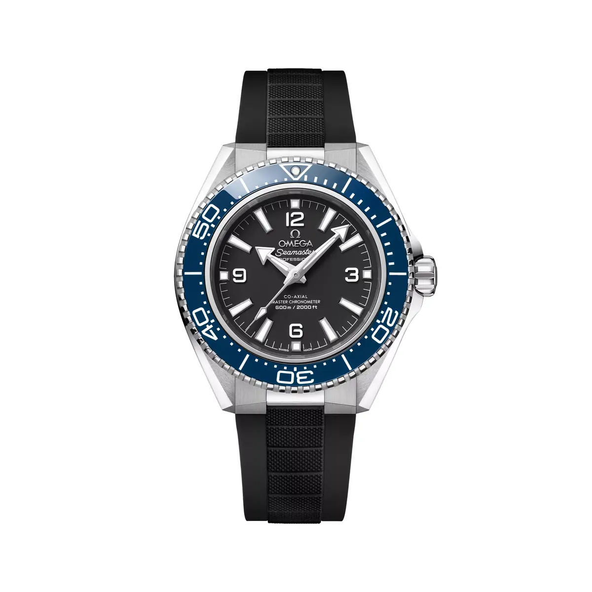 Seamaster Planet Ocean 600M 42Mm - Black And Blue On Rubber Strap 1