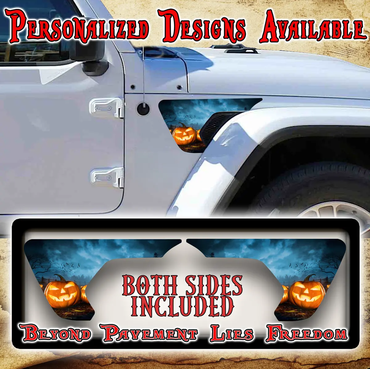 Pumpkin Patch Fender Vent For The Jl Or Jt 2018 Or Newer 1