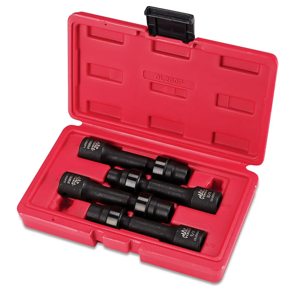 4-Pc. 1/2” Drive Combination Driveline Socket Set - 12-Pt. 1