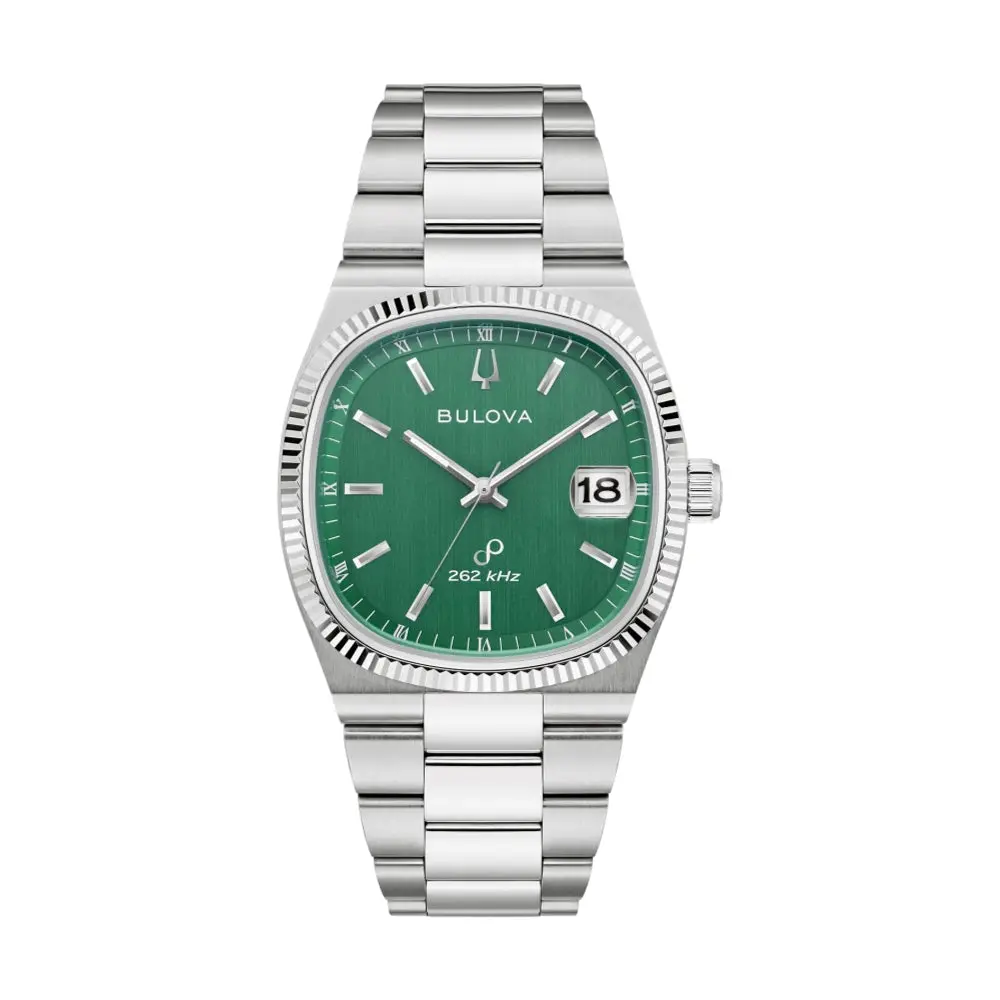 Super Seville Hpq Precisionist 37.5Mm - Green On Bracelet 1